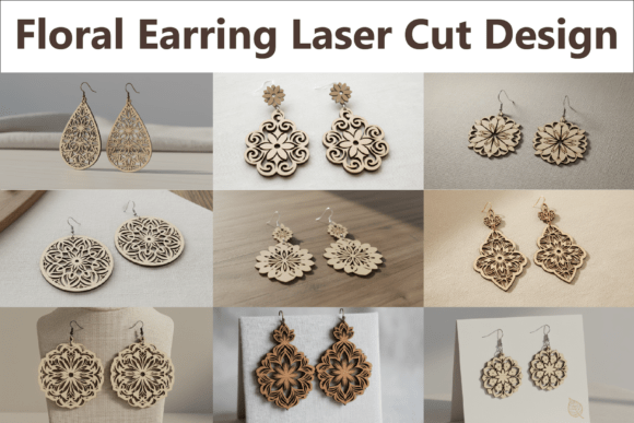 Elegant Floral Earring Set