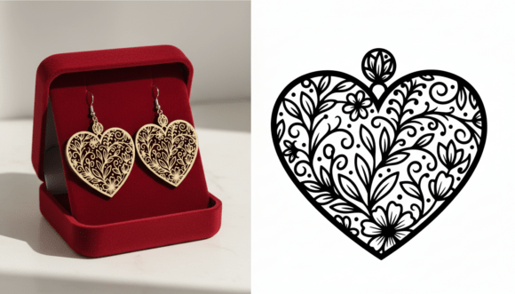 Floral Heart Earrings Review