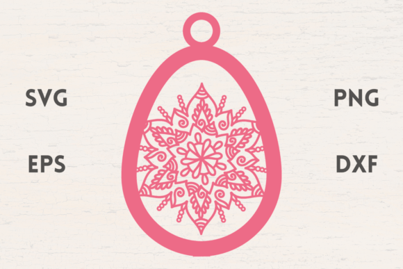 Mandala Easter Egg Decoration SVG