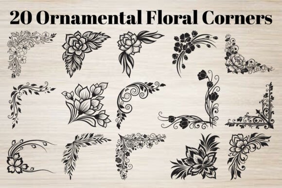 Ornamental Floral Corners