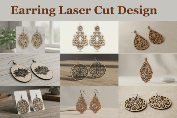 Petal Earring Laser Set