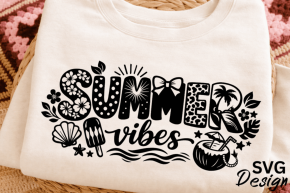 Summer Vibes Svg, Hello Summer